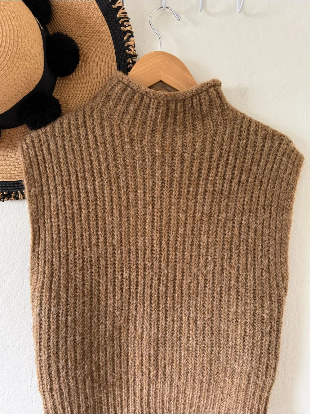 Madewell Stimpson Brown Wool Blend Sweater Vest Size XS